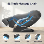 GR8661 3D SL Track Wholesale Massage Chair with Full-Body Air Massage
