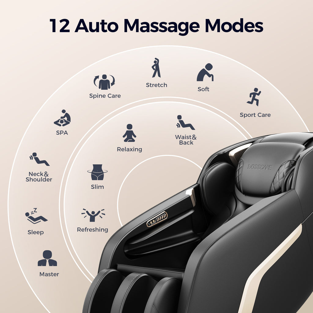 GR8661 3D SL Track Wholesale Massage Chair with Full-Body Air Massage